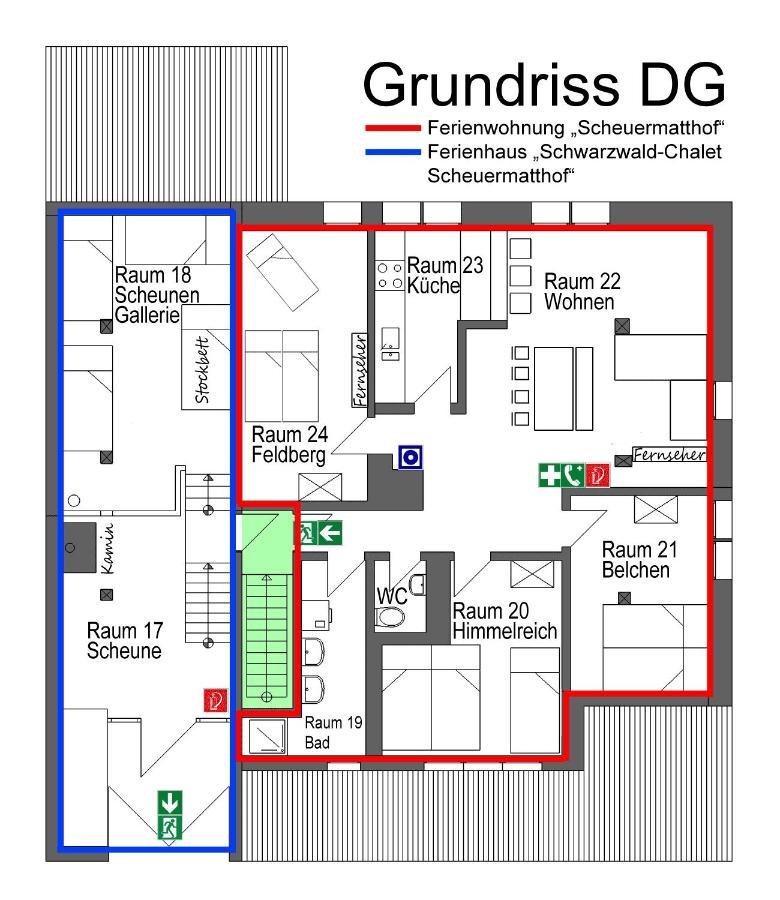 Wohlfuehl-Ferienwohnung 80 Qm, 8 Personen, Aussicht & Heimkino Todtnau Exteriör bild